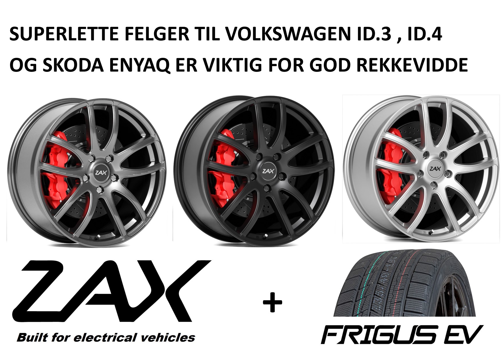 Felger til VW ID.3 iD.4 og Skoda Enyaq må være superlette for god rekkevidde